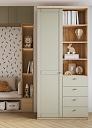 Шкаф распашной София РАХ - 36 МДФ Кастелло Медовый / Кашемир