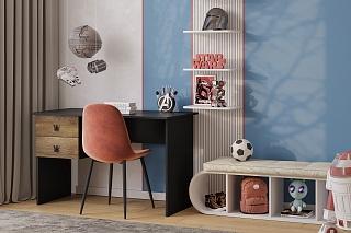 Письменный стол Банни - 1 МДФ Дуб Мореный