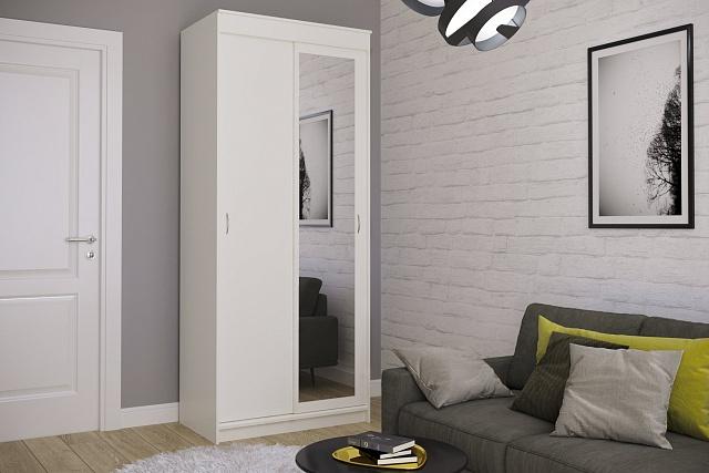 Шкаф-купе Миллениум-2 Белый