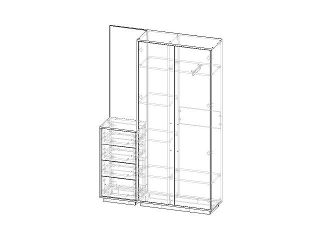 Прихожая Неаполь - 10 Черный