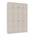 Шкаф распашной Скаген - 4 с антресолью Сантьяго