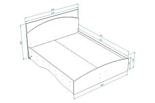 Кровать Артена 1600