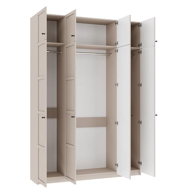 Шкаф распашной Скаген - 4 с антресолью Сантьяго