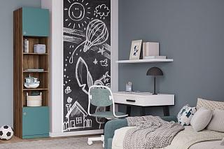 Пенал Скарабей - 2 МДФ Аквамарин