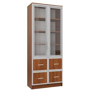 Книжный шкаф Альма - 10 Орех Экко