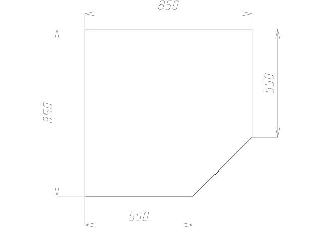 Шкаф угловой Стильный - 1У Белый