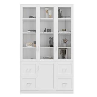 Книжный шкаф Библиограф - 3 №5 Белый