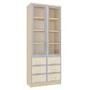 Книжный шкаф Альма - 11 Дуб Молочный