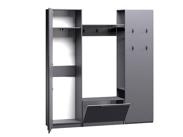 Прихожая Лорена Пакс - 4 Графит