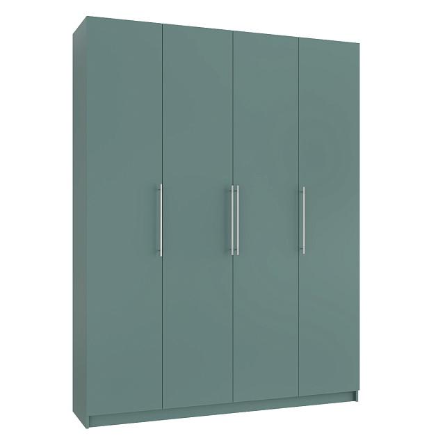 Шкаф распашной Калифорния - 4 Сумеречный Голубой