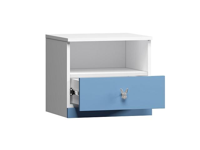 Тумба прикроватная Банни - 2 МДФ Пастельно-Синий