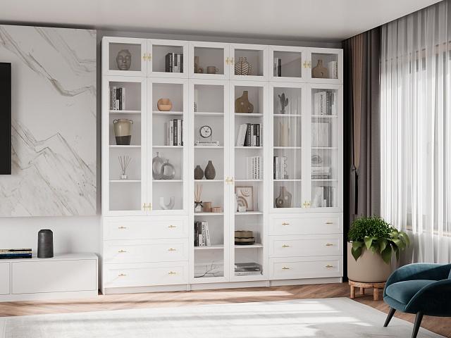 Библиотека Билли Хелена - 54 Белый / Золото