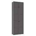 Шкаф распашной Скаген - 2 с антресолью Графит