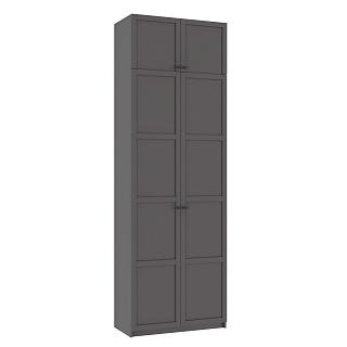 Шкаф распашной Скаген - 2 с антресолью Графит