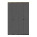 Шкаф распашной Квели - 4.1 Графит