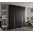 Шкаф распашной Мори - 7 Черный