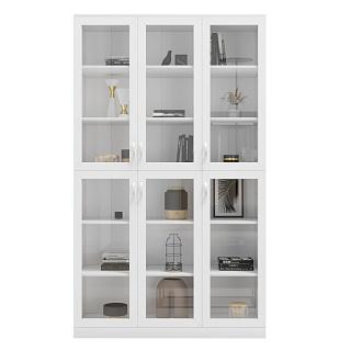 Книжный шкаф Библиограф - 3 №2 Белый