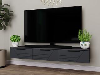 Тумба под ТВ подвесная Синтра 1 Черный