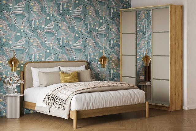 Шкаф-купе Борнео - 3.4К Дуб Золотистый