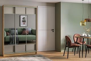 Шкаф-купе Борнео - 3.6К Дуб Золотистый