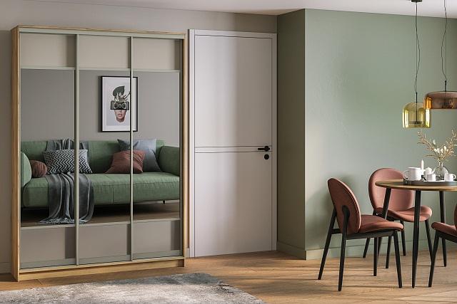 Шкаф-купе Борнео - 3.6К Дуб Золотистый