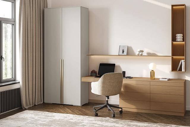 Шкаф распашной Эдинбург - 2 Кашемир