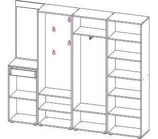 Прихожая Мебелинк 400-12
