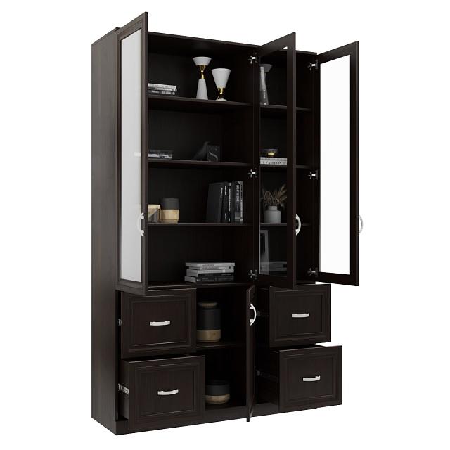 Книжный шкаф Библиограф - 3 №5 Венге