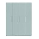Шкаф распашной Калифорния - 4 Сумеречный Голубой