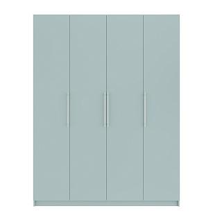 Шкаф распашной Калифорния - 4 Сумеречный Голубой