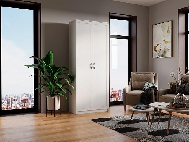 Шкаф распашной Стелла - 23 Белый