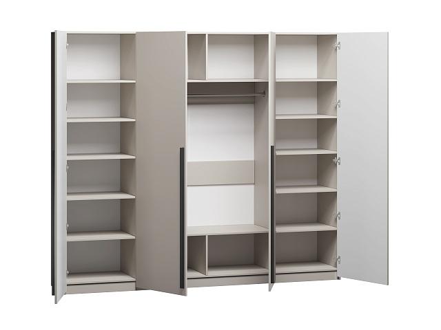 Шкаф распашной Микос - 4 МДФ Кашемир