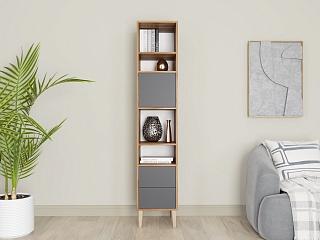 Стеллаж Скарлет - 1 Графит