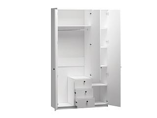 Шкаф распашной София РАХ - 19 МДФ Белый