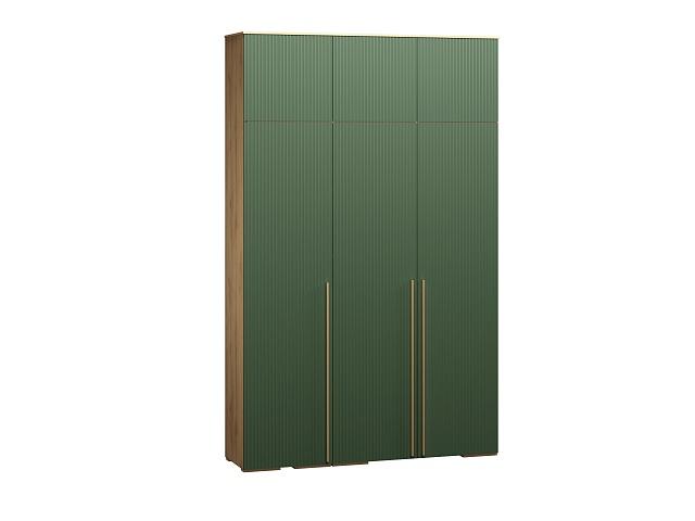 Шкаф распашной Лоренсе - 3 с антресолью Шарли Green