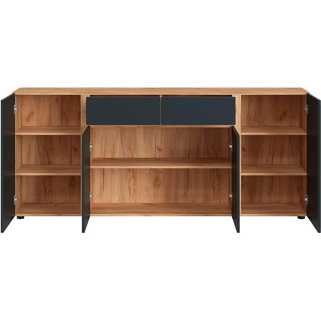 Комод Моронго - 3 Черный