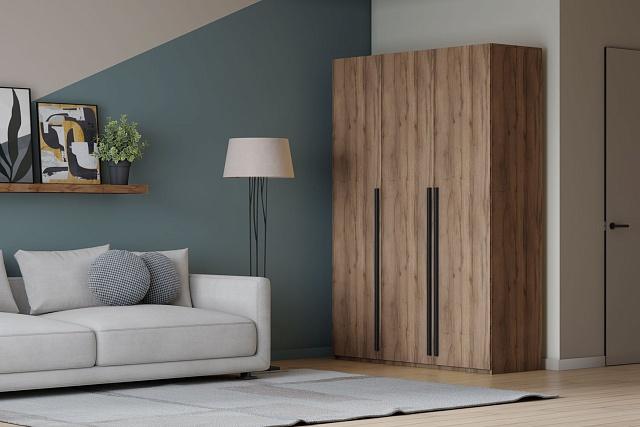 Шкаф распашной Лорена Пакс - 3 Дуб Табачный