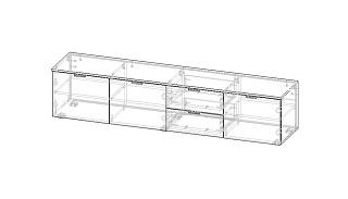 Тумба под ТВ Тоди - 1 Белый