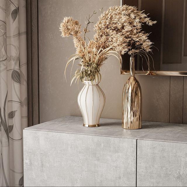 Тумба под ТВ Виго - 1 на ножках Ателье Светлое