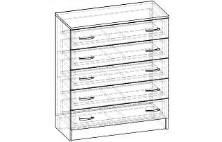 Комод Горизонт К.043.800-01