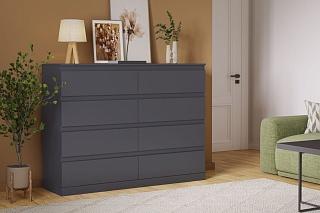 Комод Мальм - 13 Графит