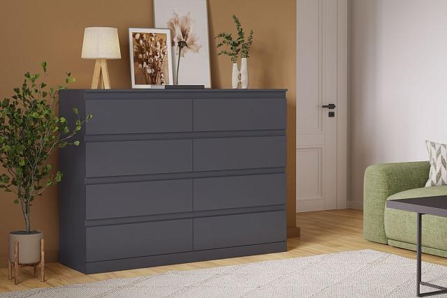 Комод Мальм - 13 Графит