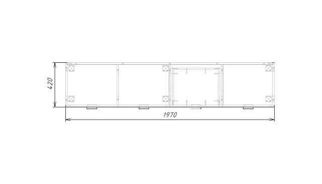 Тумба под ТВ Салерно NEW 1 Белый