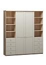 Шкаф распашной София РАХ - 35 МДФ Кастелло Медовый / Кашемир