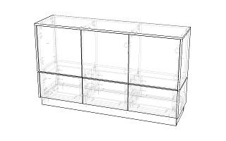 Комод Exeed - 3 Белый