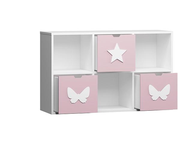 Стеллаж Kids - 14 Розовый Лайт