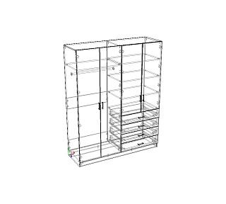 Шкаф распашной Престиж - 4.4