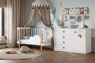 Комод Банни - 2 МДФ Белый