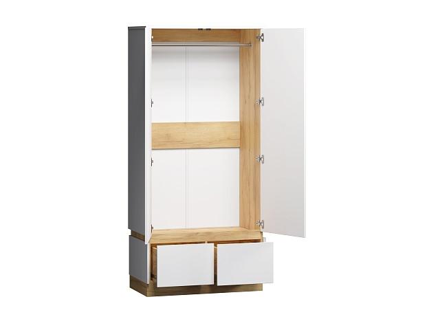 Шкаф распашной Exeed - 2 Белый