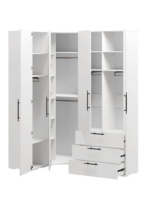 Шкаф угловой Мори-Хелена - 13 Белый